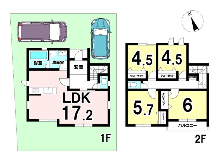 【間取り】
ゆとりの4LDK×充実設備