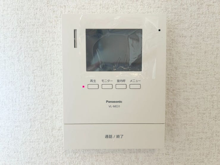 モニター付きインターホン。