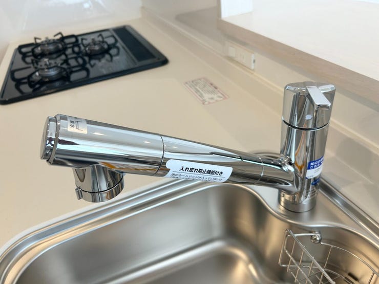 蛇口一体型浄水器。