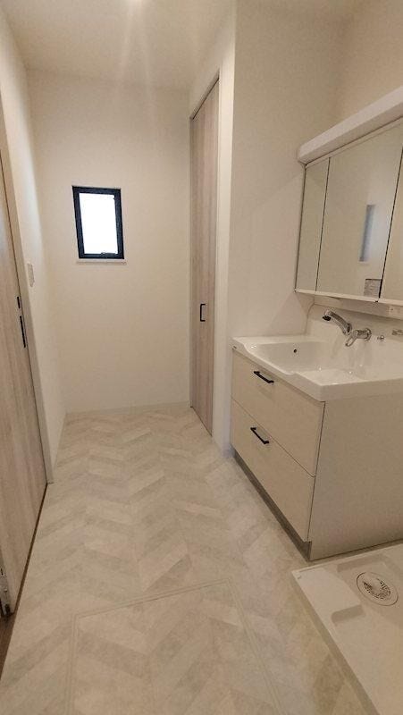 洗面にガス栓を完備していますので、ガス乾燥機設置が可能