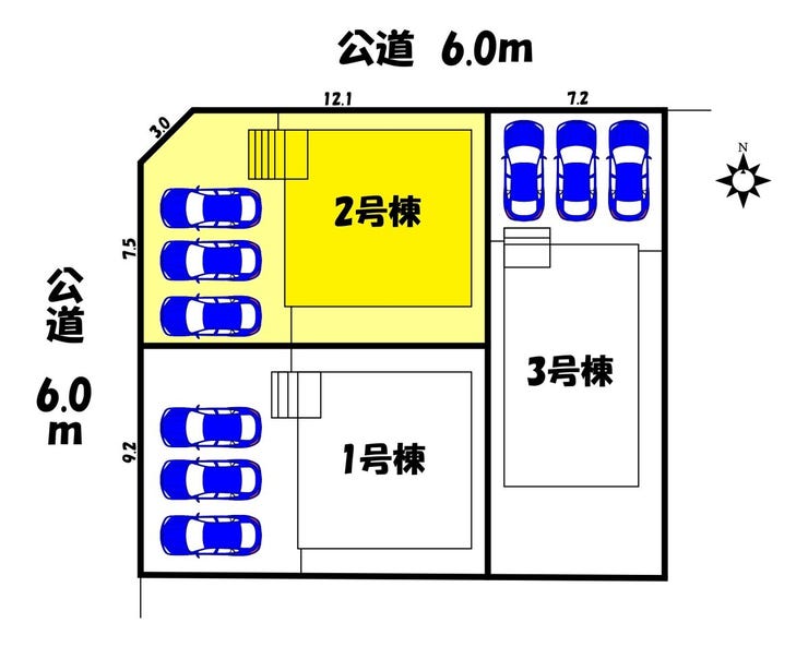 【区画図】2号棟