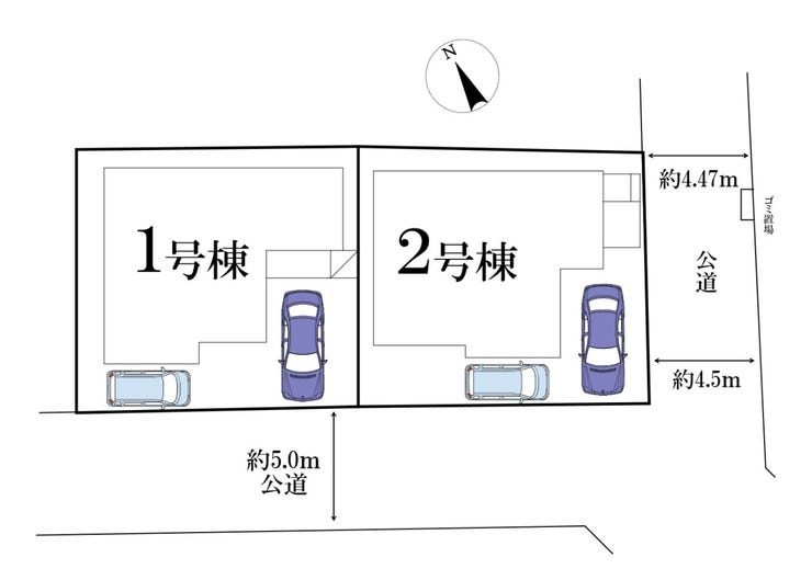 ◎区画図:1号棟