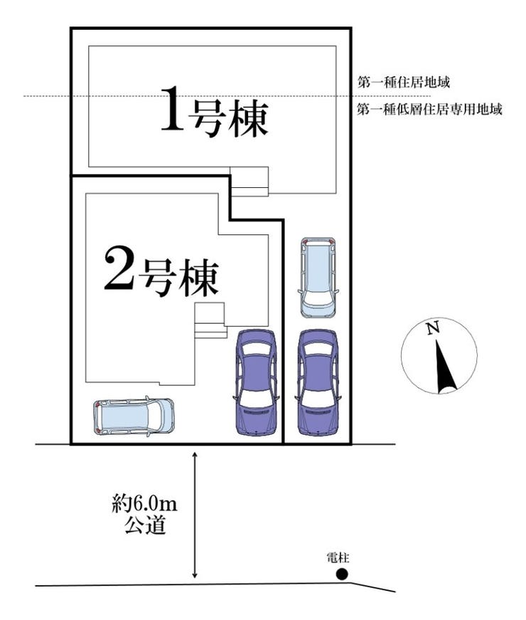 ◎区画図:2号棟