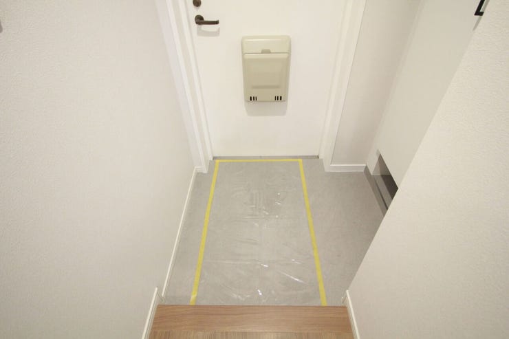 スペースが広くお出かけの準備がしやすい玄関です。