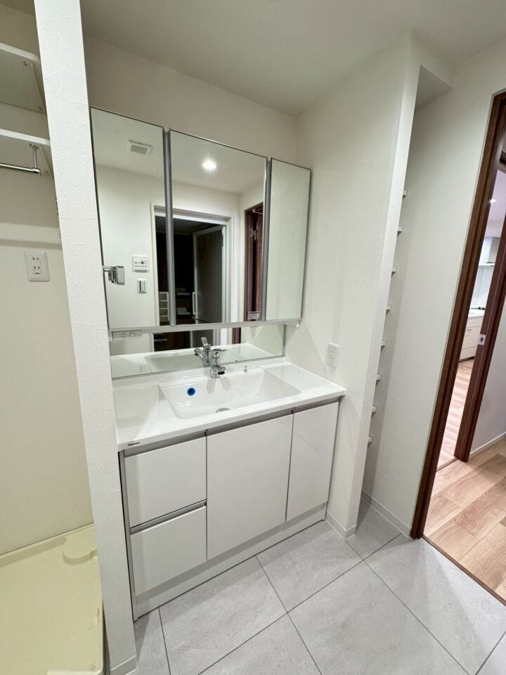 身支度しやすい洗面台