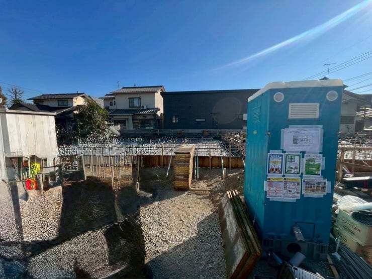 【外観】
建築中 外観
2026/1/9現在