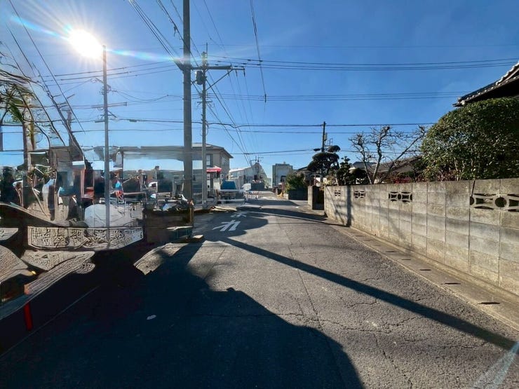 建築中 前面道路
2026/1/9現在