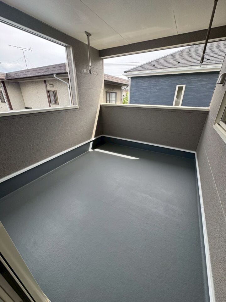 広々としたインナーバルコニー