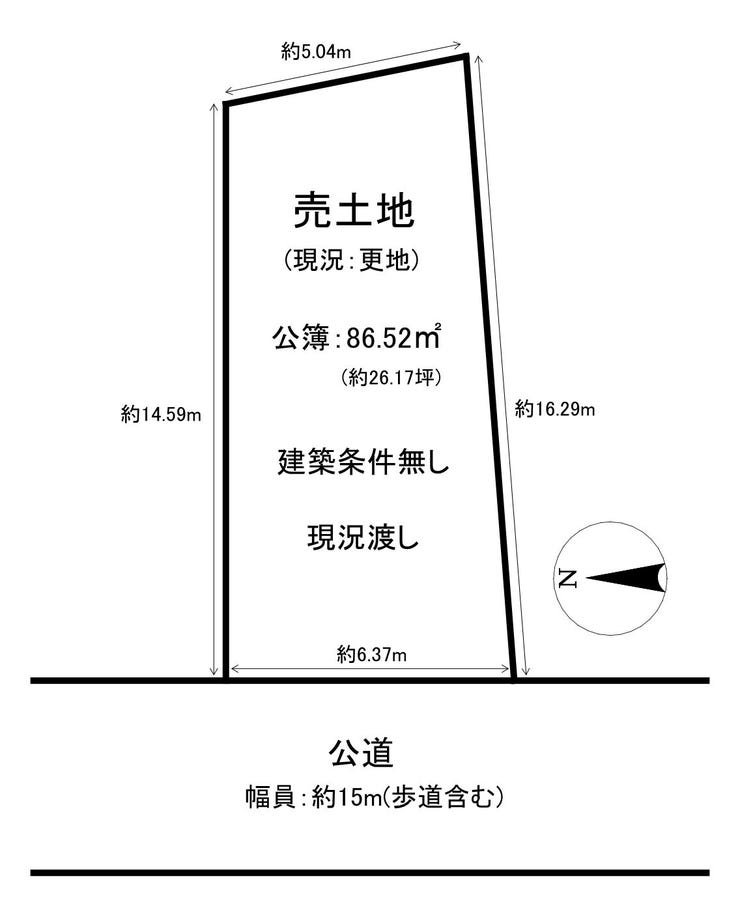 【区画図】
★建築条件無し!住之江区不動産業者のハウスドゥ住之江へお気軽にお申し付け下さい♪