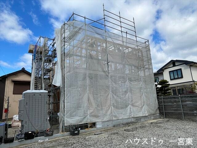 上棟しました。建築中の現場を見学できる貴重な機会です。一緒に体感しませんか?