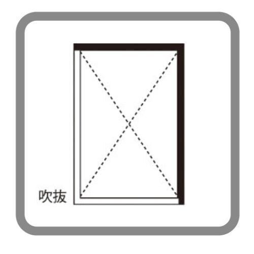 リビングの上部が吹抜になっていることで、空間全体に開放感が広がり、光と風をたっぷり取り込むくつろぎの空間に♪
