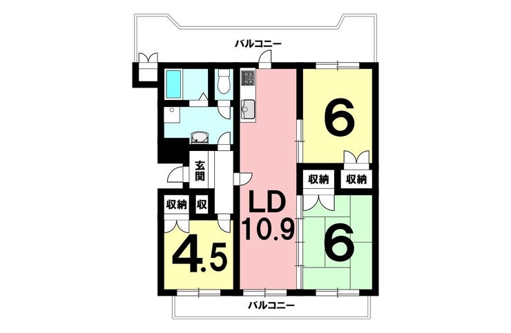 鴨池新町 鴨池ニュータウンサンハイツ６号棟