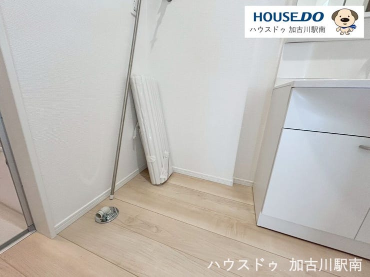 洗濯機置き場です。