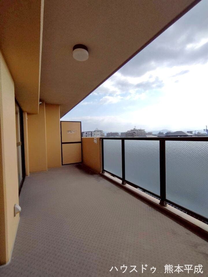 広々なバルコニー