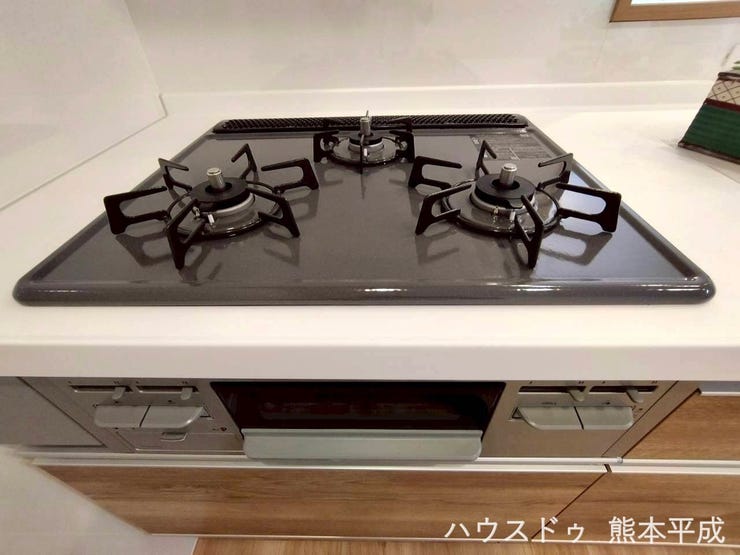 3口コンロで時短料理が可能