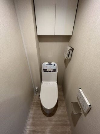 清潔感のあるトイレで、毎日気持ちよく使えます。