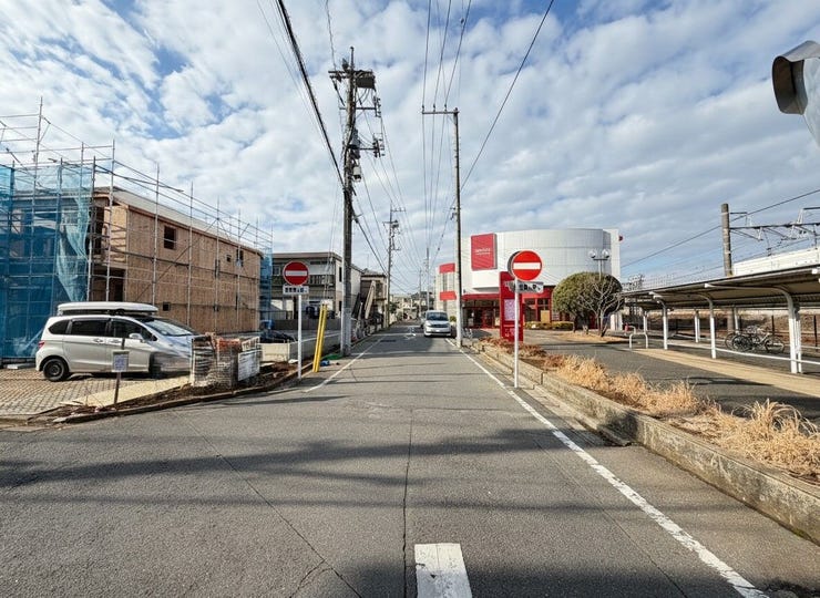 ◎前面道路:北東側(2/17撮影)