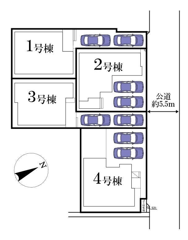 ◎区画図:1号棟