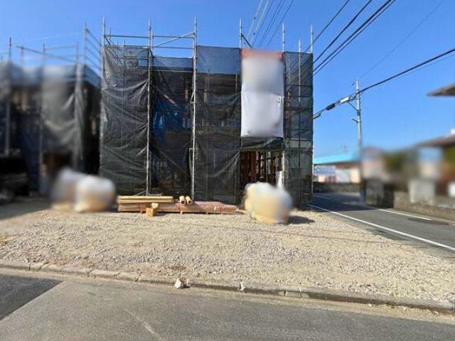 日当たりの良い角地。並列で2台停められる駐車場ができます
(2026年2月23日 撮影)