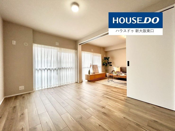 【外観】
フルリノベーション!
南向き16帖超の広々リビングを備えた間取りです!