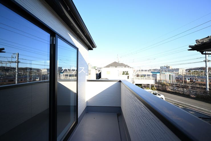 日当たりの良さを感じるバルコニー!