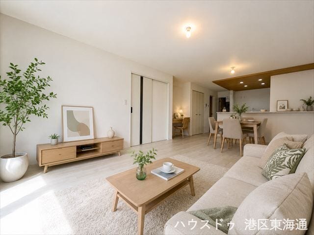 【リビング】
※写真はイメージです。
実際の写真に家具や調度品をCG合成したものです。
(家具等は販売に含まれておりません。)