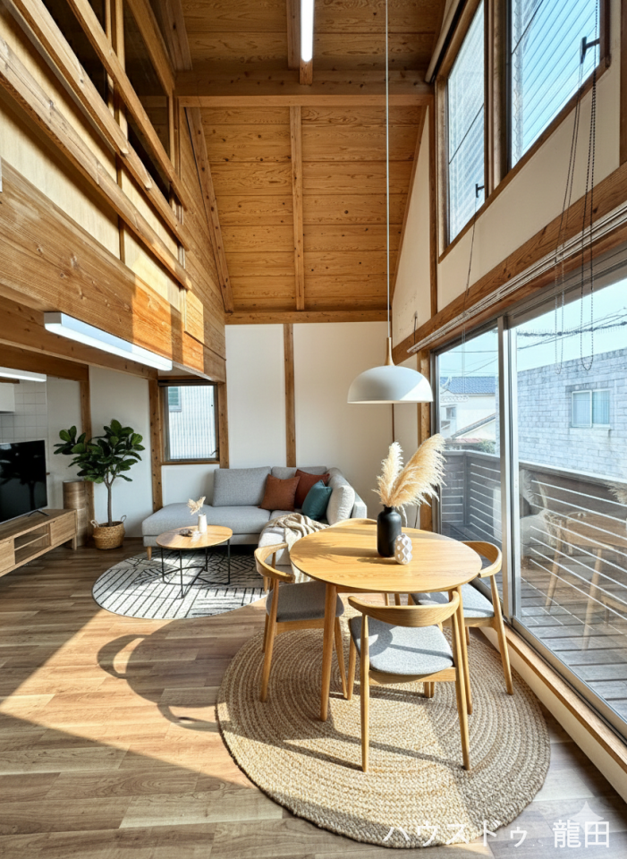 【リビング】
■□■リビング■□■
LDK17.55帖
※家具を入れたイメージ写真です