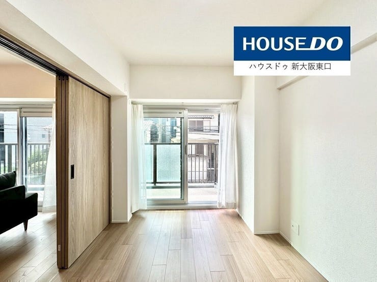 北側のお部屋も遮蔽物がないため、きちんと光がはいります。