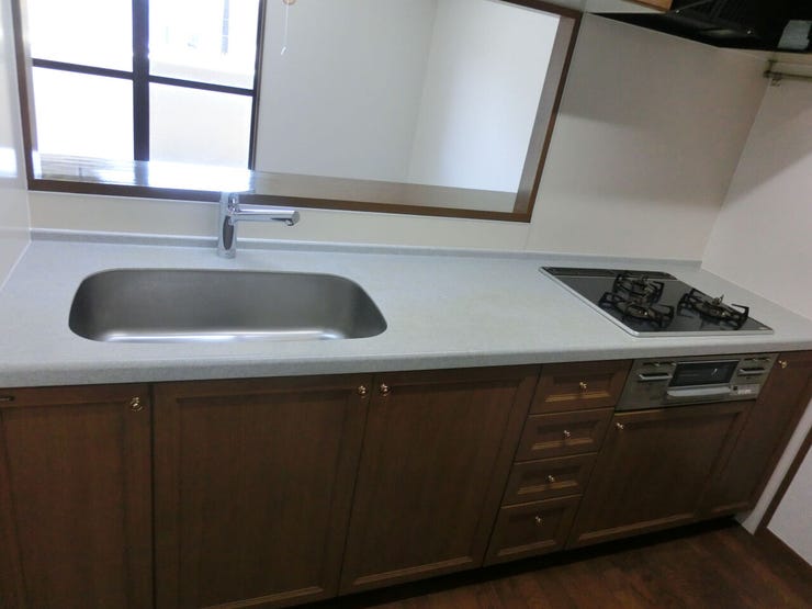 【キッチン】キッチンパネル張替え