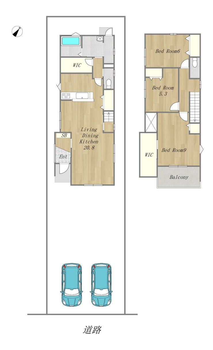 【間取り】
所在地:岡山市今村
敷地面積:175.34㎡
建物面積:111.37㎡
間取り:3LDK
築年数:2024年5月
駐車場:並列2台