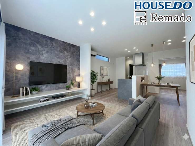 【リビング】
■家族の笑顔が集う中心地■お気に入りの家具を迎え、窓からは心地の良い光が差し込みます。※CGで家具を配置しています。