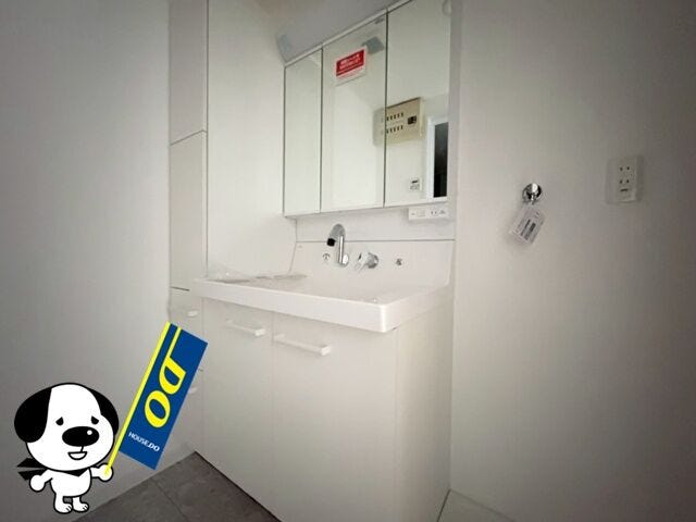 忙しい朝にうれしい洗髪洗面化粧台付