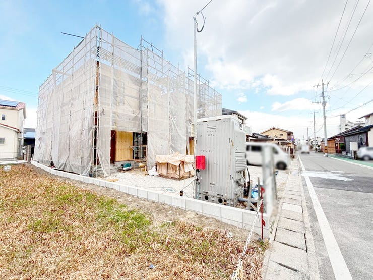 ◆京都郡苅田町京町新築戸建て◆オール電化◆システムキッチン◆複層ガラス◆床下収納◆浴室乾燥機