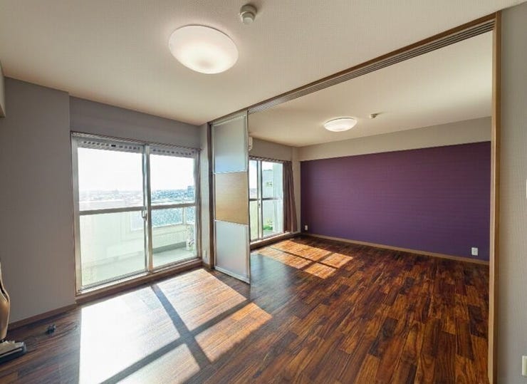 【private room】※ツールにて家具を削除しております。
間仕切り扉を開放して、広さを調整できる2部屋です♪用途によってさまざまな使い方が可能です!