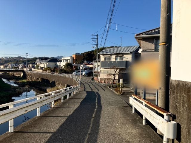 西側道路 南から北方向