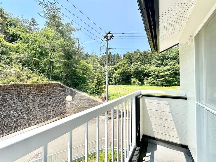 通風陽当り良好な南向きバルコニー♪