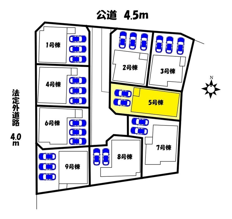 【区画図】5号棟