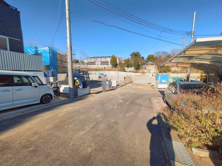 ◎前面道路(1/14撮影)