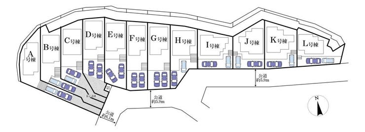 ◎区画図:B号棟