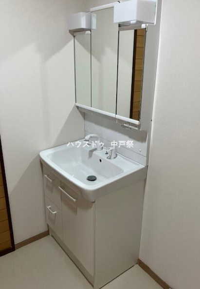 使い勝手の良い洗面スペース