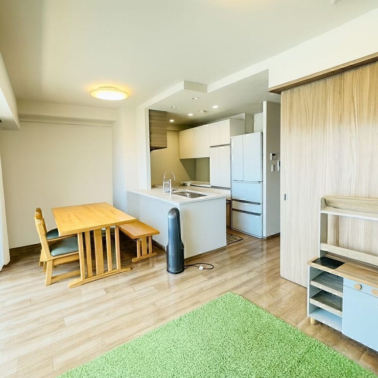 柔らかい色が基調のおしゃれなLDK☆
明るい空間が自慢です♪