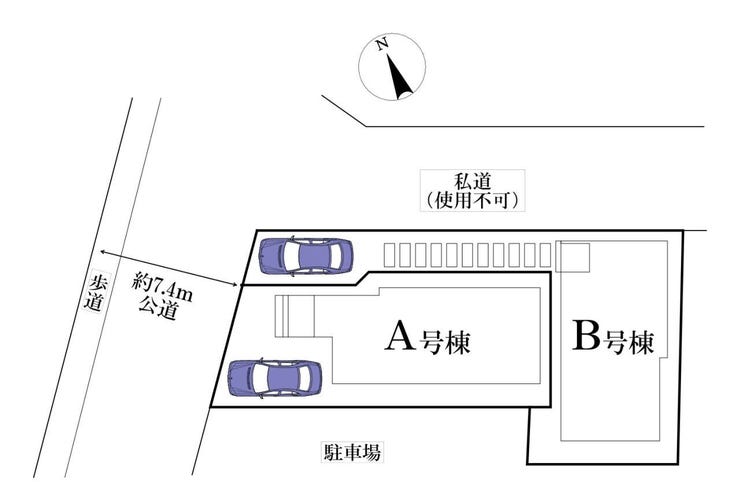 ◎区画図:B号棟