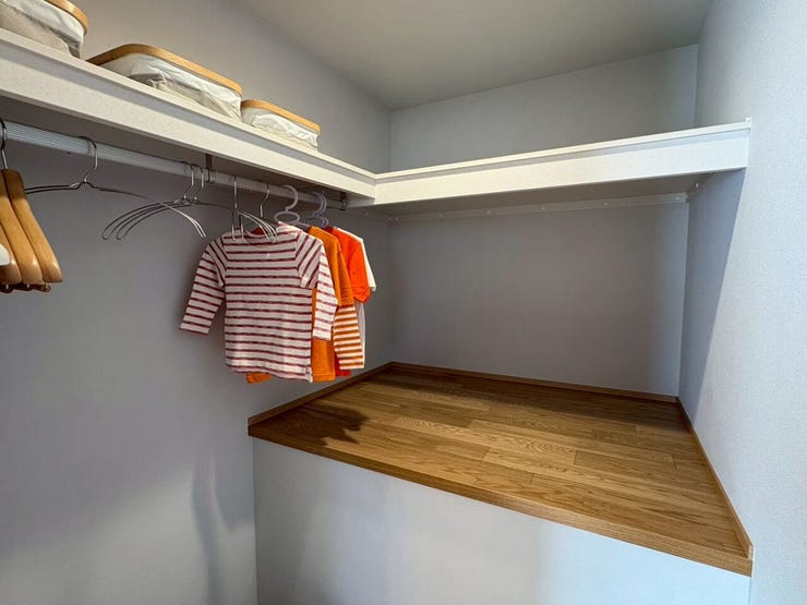 整理整頓が楽しくなる、機能的な収納スペースです。