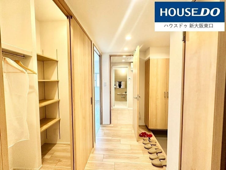 大きなシューズインクローク
沢山収納できます♪