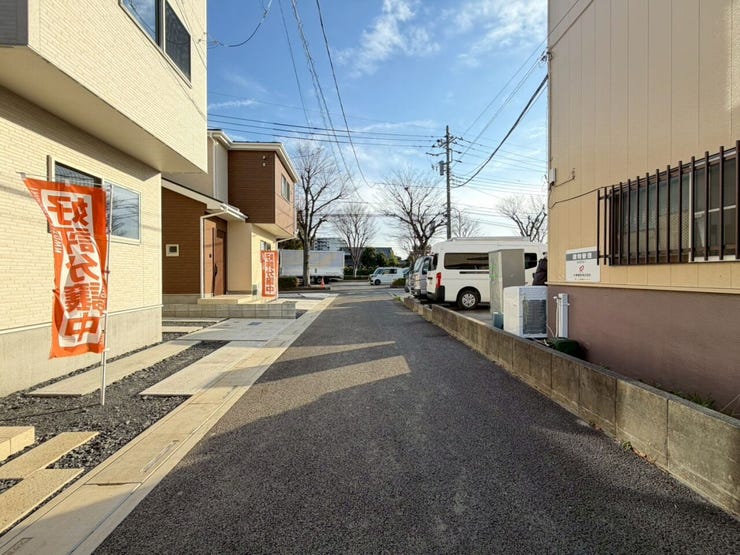 8号棟の前面道路