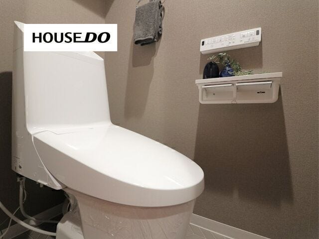 上品なデザインのトイレ♪