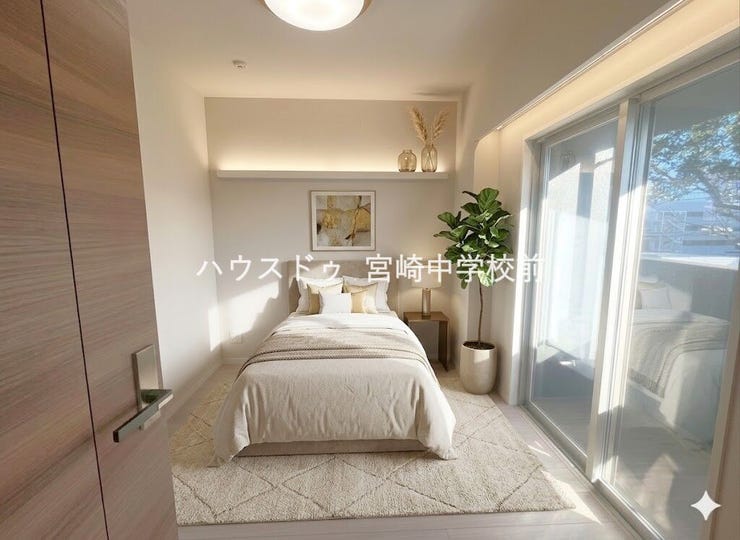 【寝室】
家具はCGです。