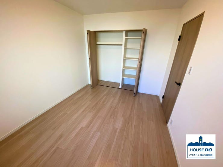 全居室収納付きで、お部屋が片付きます。