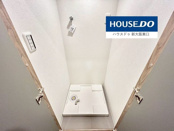 洗濯機置き場です。