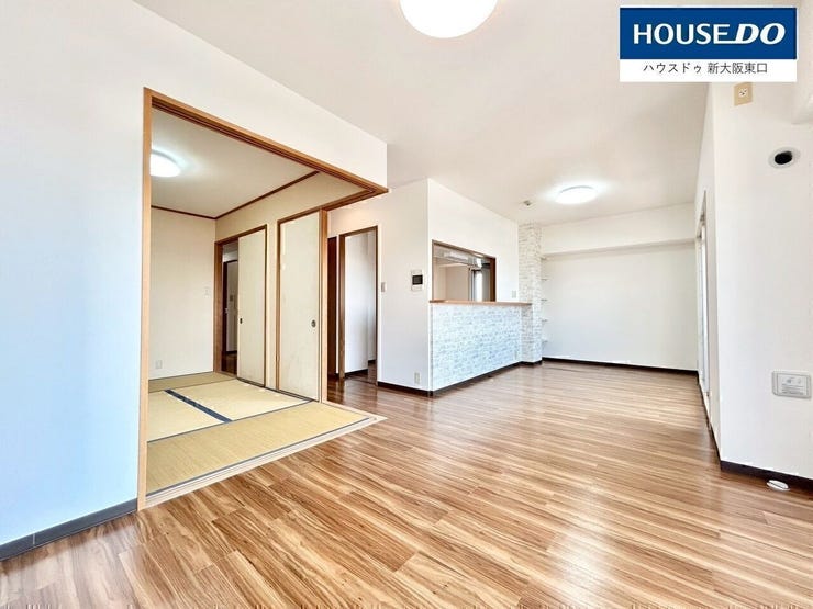 17帖広々LDK★
ダイニングスペースも広く確保できるるくらいの広さです!